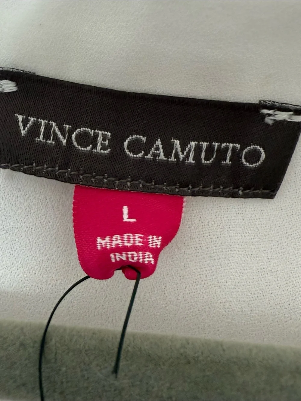 Vince Camuto sheer white